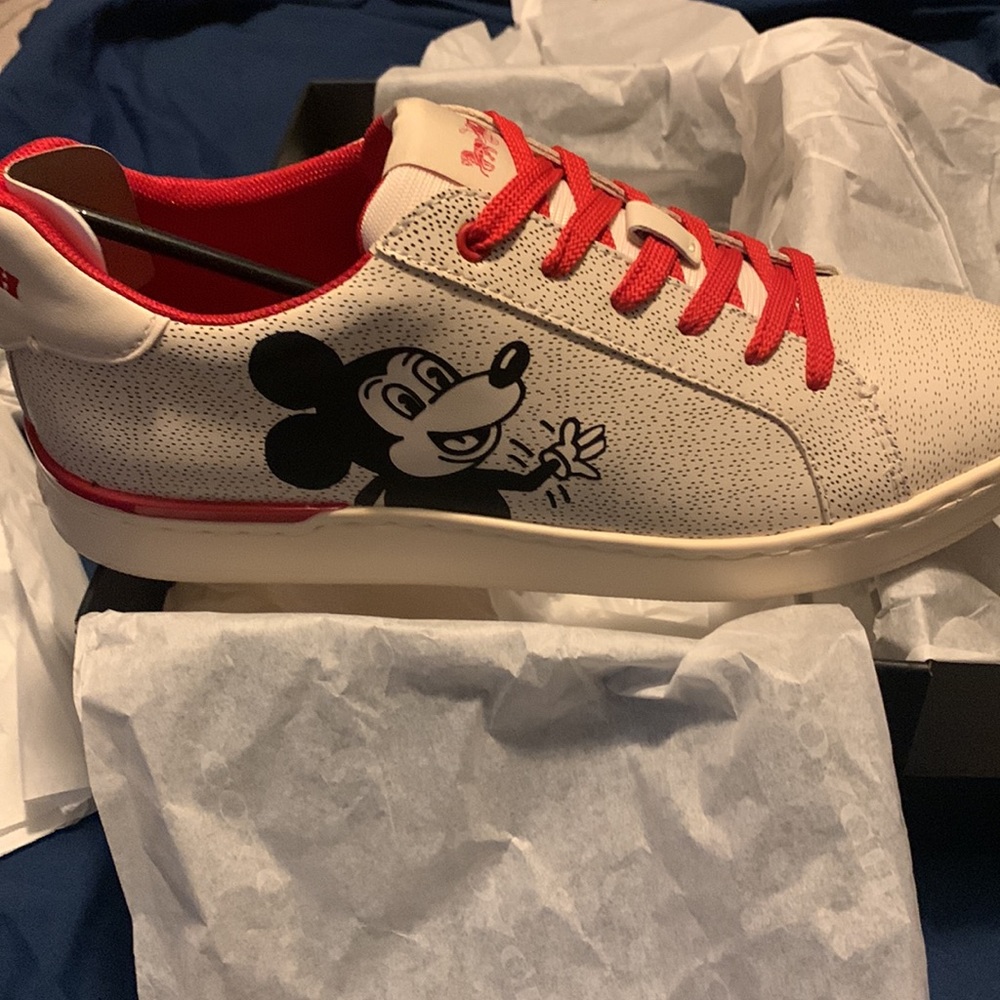 Coach Mickey Mouse Low Top brand new NEVER WORN!